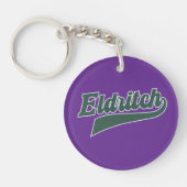 Eldritch League Script – belettering Sleutelhanger (Voorkant)