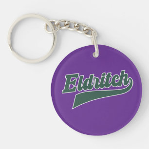 Eldritch League Script – belettering Sleutelhanger