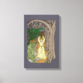 Eldritch Meesteres (Fairy Lady in Bos) Canvas Afdruk (Voorkant)