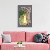 Eldritch Meesteres (Fairy Lady in Bos) Canvas Afdruk (Insitu (Woonkamer))