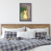 Eldritch Meesteres (Fairy Lady in Bos) Canvas Afdruk (Insitu (Slaapkamer))