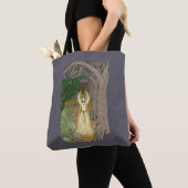 Eldritch Meesteres (Fairy Lady in Bos) Tote Bag (Dichtbij)