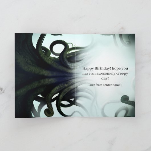 Eldritch Priest of Cthulu Kaart (Binnen)