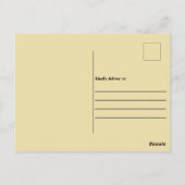 Eldzier Cortor's De uitzetting Abstract Briefkaart (Achterkant)