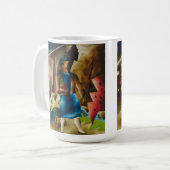 Eldzier Cortor's De uitzetting Abstract Koffiemok (Voorkant links)