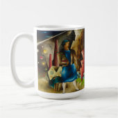 Eldzier Cortor's De uitzetting Abstract Koffiemok (Links)