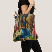 Eldzier Cortor's De uitzetting Abstract Tote Bag (Dichtbij)