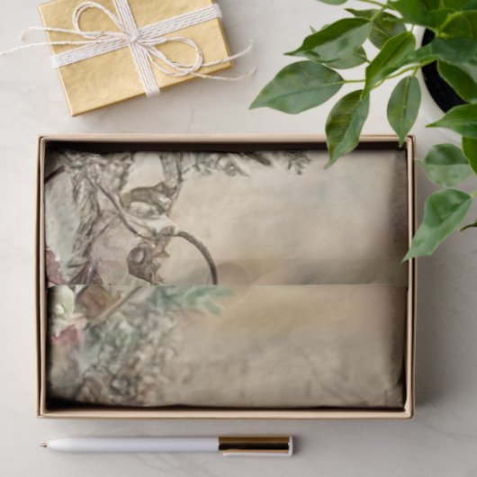 Ele kerstontwerpserie #1 tissuepapier (Geschenk)