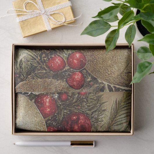 Ele kerstontwerpserie #2 Weefselpapier Tissuepapier (Geschenk)