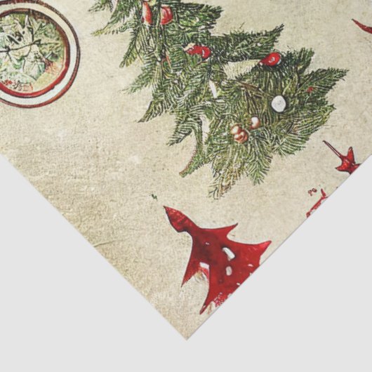 Ele kerstontwerpserie #3 Weefselpapier Tissuepapier (Detail)