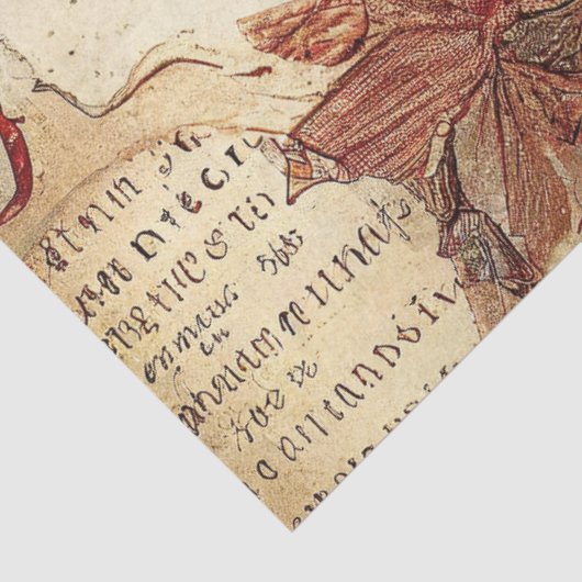 Ele kerstontwerpserie #5 tissuepapier (Detail)