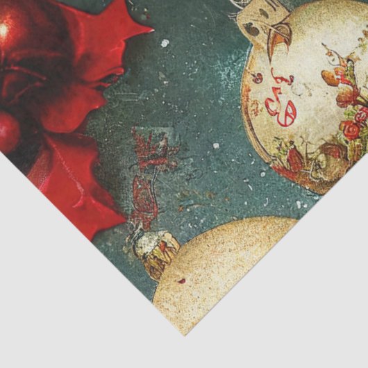 Ele kerstontwerpserie #8 Weefselpapier Tissuepapier (Detail)