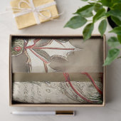 Ele kerstontwerpserie #9 Weefselpapier Tissuepapier (Geschenk)