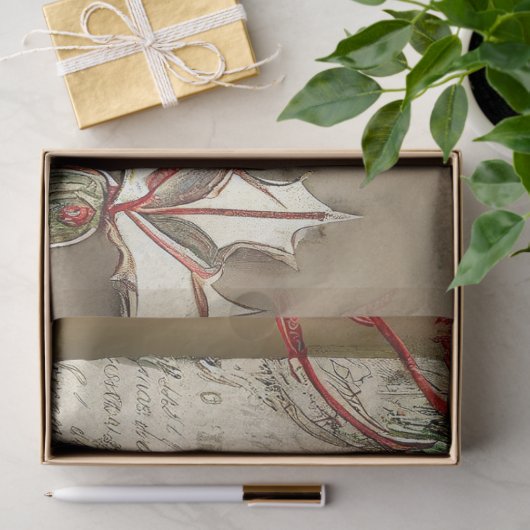 Ele kerstontwerpserie #9 Weefselpapier Tissuepapier (Geschenk)