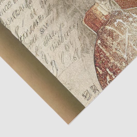 Ele kerstontwerpserie #9 Weefselpapier Tissuepapier (Detail)