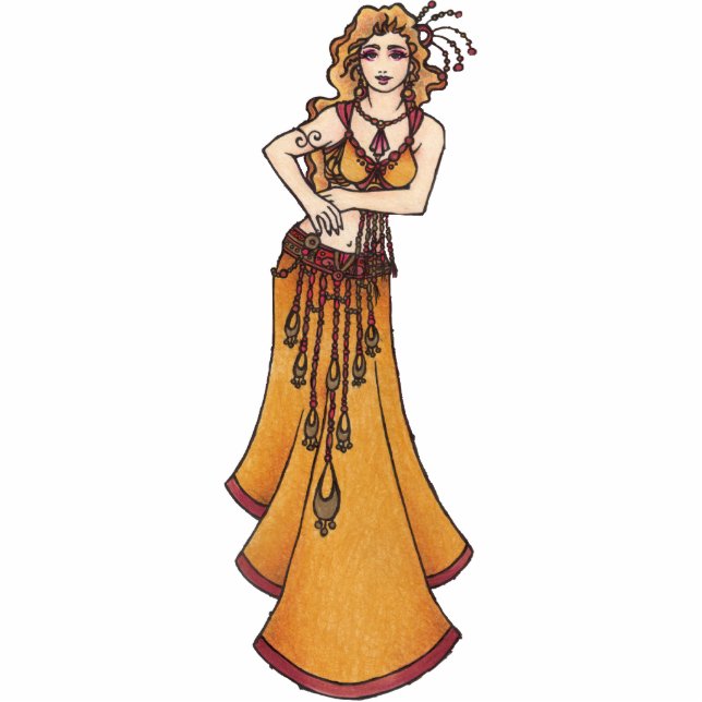 Eleanor Belly Dancer Fotobeeldje Ornament (Voorkant)