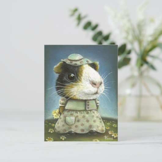Eleanor de cavia briefkaart (Staand voorkant)