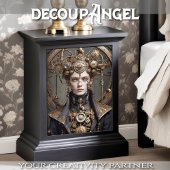 Eleanor de Steampunk Keizerin - Decoupage - Tissuepapier