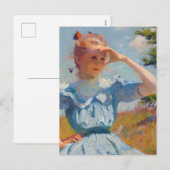 Eleanor door Frank Weston Benson Feestdagenkaart (Voorkant / Achterkant)