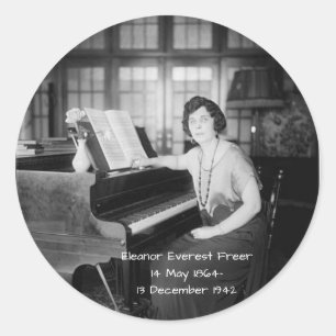 Eleanor Everest Freer Ronde Sticker