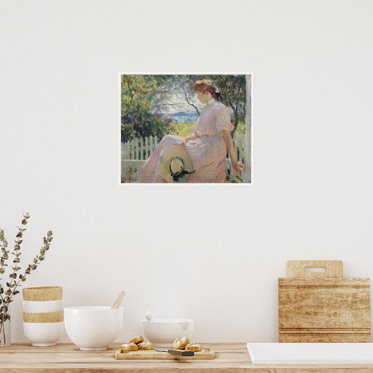 Eleanor, Frank Weston Benson Poster (Keuken)