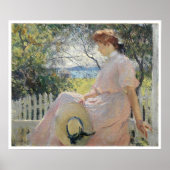 Eleanor, Frank Weston Benson Poster (Voorkant)