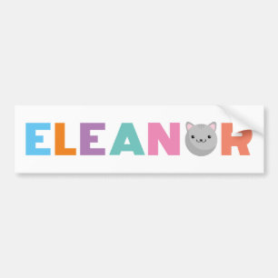 Eleanor Gray of Ginger Cat Bumpersticker