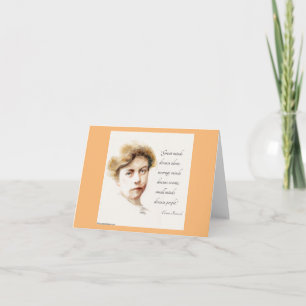 Eleanor & "Great Minds" Citaat voor elke gelegenhe Kaart