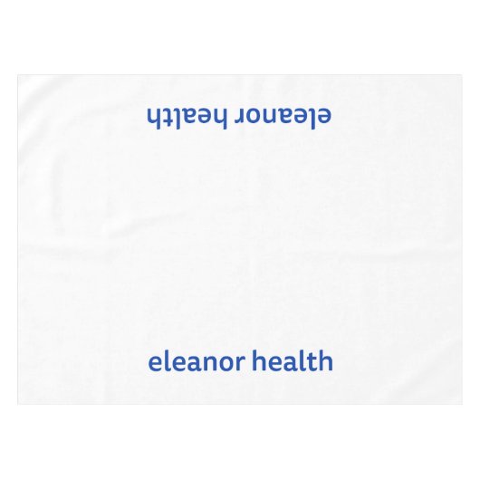 Eleanor Health Tafelkleed (Voorkant (Horizontaal))