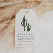 Eleanor - Minimale Bohemische Cactus Desert Label Cadeaulabel
