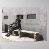 Eleanor Rigby Statue, Liverpool, Verenigd Koninkri Poster (Voorkant)