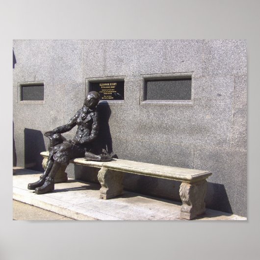 Eleanor Rigby Statue, Liverpool, Verenigd Koninkri Poster (Voorkant)