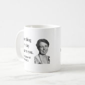Eleanor Roosevelt Citaat 2b Koffiemok (Voorkant links)
