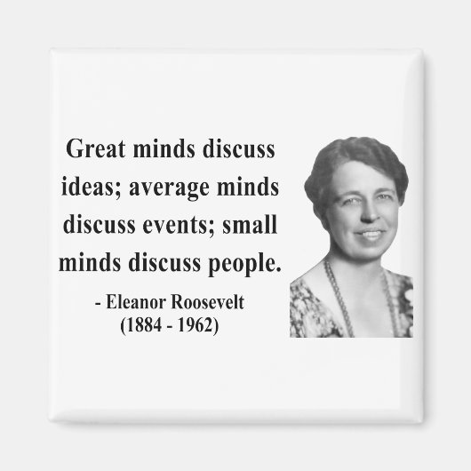 Eleanor Roosevelt Citaat 5b Magneet (Voorkant)