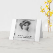 Eleanor Roosevelt citaat "Doe iets angstaanjagends Kaart (Gele Bloem)