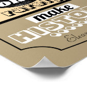 Eleanor Roosevelt citeert goed gegedragen vrouwen Poster (Hoek)