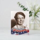 Eleanor Roosevelt, First Lady of the U.S. Briefkaart (Staand voorkant)