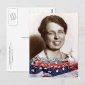 Eleanor Roosevelt, First Lady of the U.S. Briefkaart (Voorkant / Achterkant)