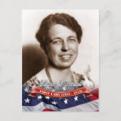Eleanor Roosevelt, First Lady of the U.S. Briefkaart (Voorkant)