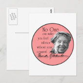Eleanor Roosevelt - First Lady of the World Briefkaart (Voorkant / Achterkant)
