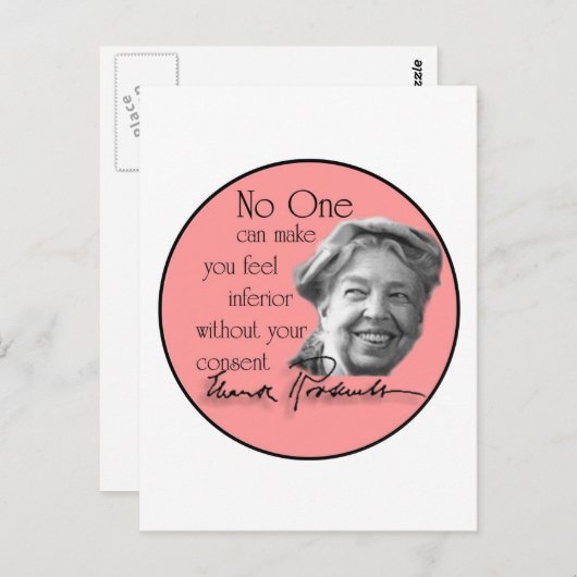 Eleanor Roosevelt - First Lady of the World Briefkaart (Voorkant / Achterkant)