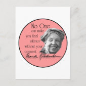 Eleanor Roosevelt - First Lady of the World Briefkaart (Voorkant)