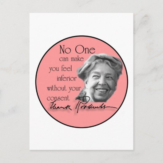Eleanor Roosevelt - First Lady of the World Briefkaart (Voorkant)