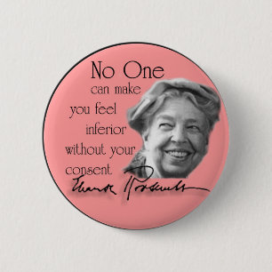 Eleanor Roosevelt - First Lady of the World Ronde Button 5,7 Cm