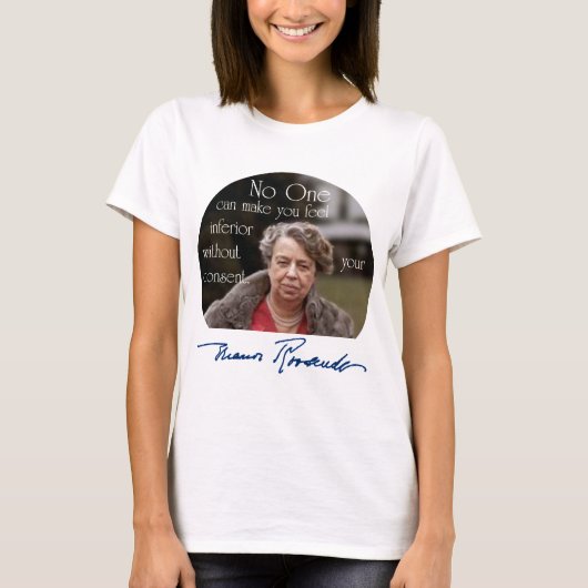 Eleanor Roosevelt First Lady of the World T-shirt (Voorkant)