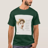 Eleanor Roosevelt & Great Minds Quote Unisex T-shirt (Voorkant)