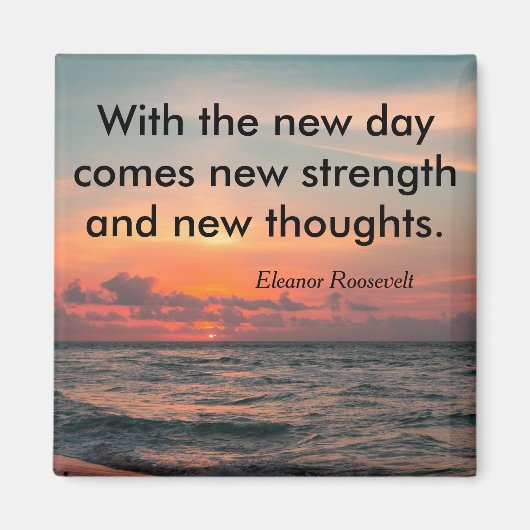 Eleanor Roosevelt Inspirerend citaat Magneet (Voorkant)