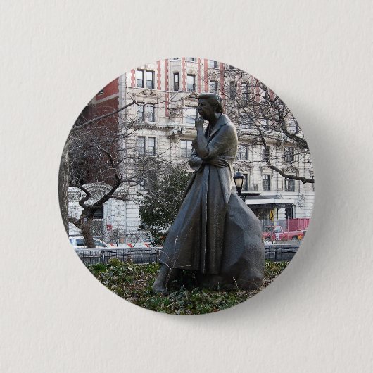 Eleanor Roosevelt Memorial Ronde Button 5,7 Cm (Voorkant)