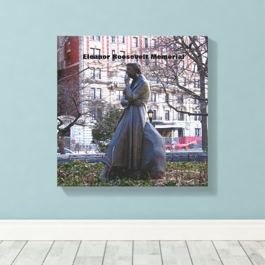 Eleanor Roosevelt Monument Canvas Afdruk (Insitu (Houten vloer))