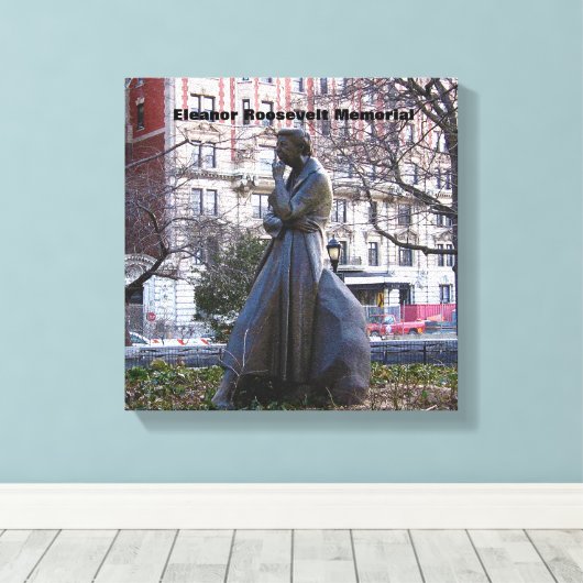 Eleanor Roosevelt Monument Canvas Afdruk (Insitu (Houten vloer))
